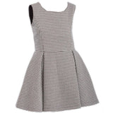 Abito in Piedi Pull Elegante Bambina Bianco-Nero Fun&Fun FNJDR7444 - FUN&FUN - LuxuryKids