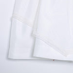 Abito Manica Lunga Elegante Raso Battesimo Panna 5642 Ponto Per Ponto - PONTO POR PONTO - LuxuryKids