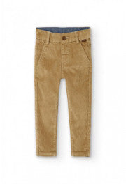 Pantalone In Velluto Millerighe Elasticizzato Neonato BOBOLI 715092 - BOBOLI - LuxuryKids