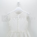 Abito Neonata Cerimonia Elegante Principesco Bianco Sarah Louise 070022 - SARAH LOUISE - LuxuryKids