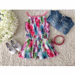 Abito Plissettato Linea Couture Bambina Multicolour Fun&Fun FNBDR0877 - FUN&FUN - LuxuryKids