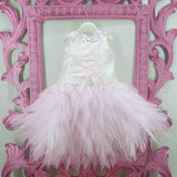 Abito Elegante Smanicato In Tulle Rosa Neonata Le Petits Enfants TISHA - LE PETITS ENFANTS - LuxuryKids