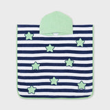 Accappatoio In Spugna Con Cappuccio Stampato Neonato MAYORAL 9917M - MAYORAL - LuxuryKids