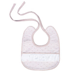 Bavetta Lana Rosa Antico Neonata LA SARTORIA DEI PICCOLI LB854 - LA SARTORIA DEI PICCOLI - LuxuryKids