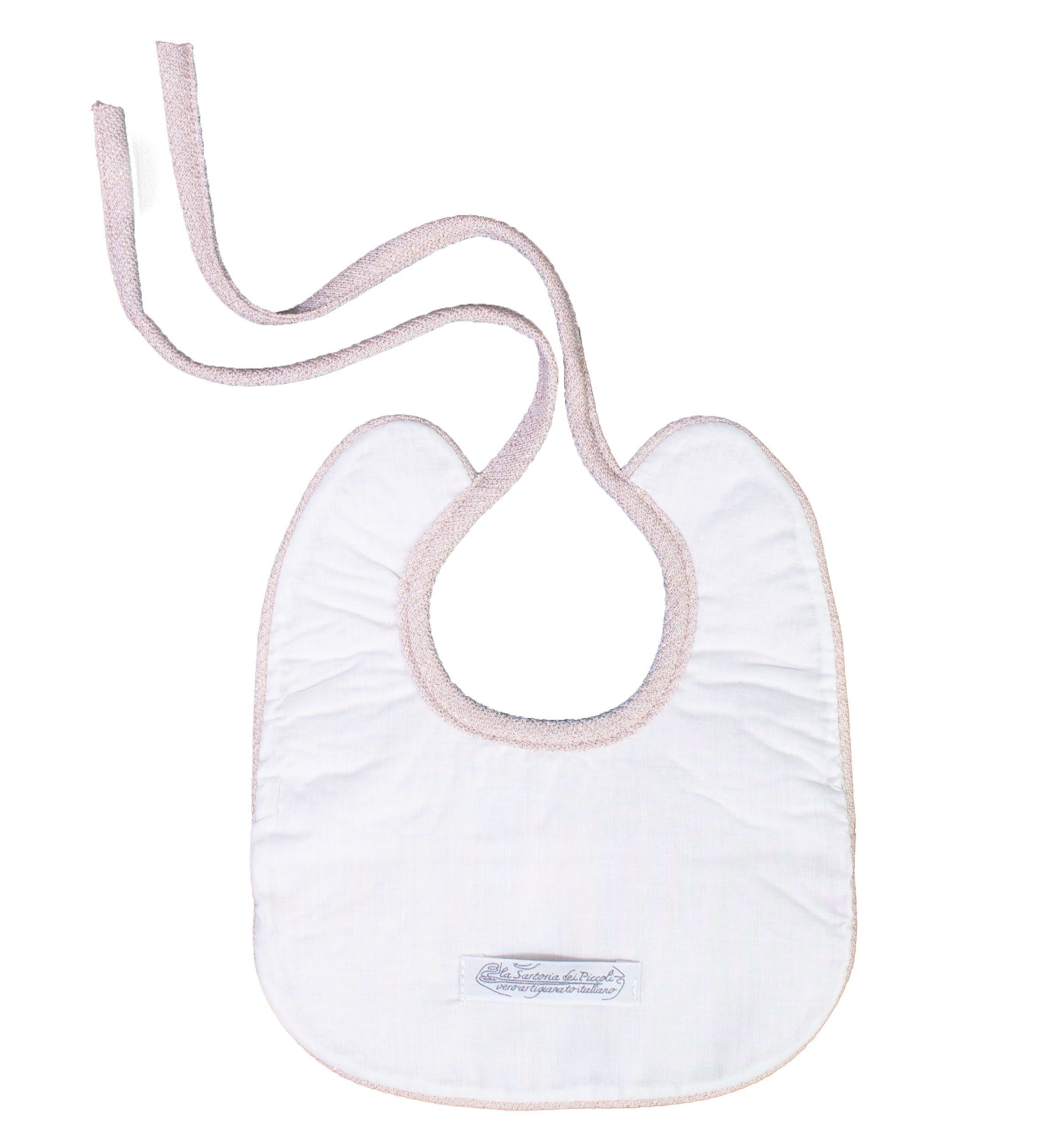 Bavetta Lana Rosa Antico Neonata LA SARTORIA DEI PICCOLI LB854 - LA SARTORIA DEI PICCOLI - LuxuryKids