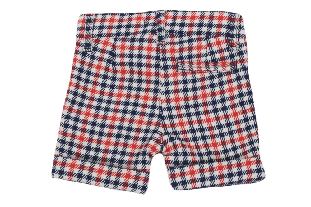 Bermuda Caldo Cotone Fantasia a Quadretti e Righe Bambino Dr. Kids 518 - DR.KID - LuxuryKids