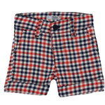 Bermuda Caldo Cotone Fantasia a Quadretti e Righe Neonato Dr. Kids 518 - DR.KID - LuxuryKids