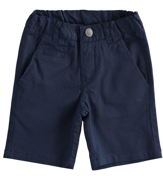 Bermuda Classico In Cotone Blu Bambino SARABANDA 2550 - SARABANDA - LuxuryKids