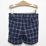 Bermuda con Fantasia a Quadretti Blu Per Bambino Dr.Kids 574 - DR.KID - LuxuryKids