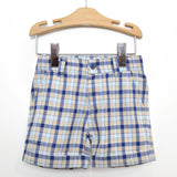 Bermuda con Fantasia a Quadretti Celeste-Blu Per Neonato Dr.Kids 554 - DR.KID - LuxuryKids