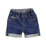 Bermuda Denim Morbido Neonato Minibanda U662 - MINIBANDA - LuxuryKids