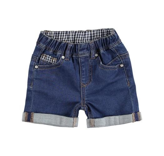 Bermuda Denim Morbido Neonato Minibanda U662 - MINIBANDA - LuxuryKids