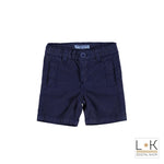 Bermuda Effetto Puntinato Neonato Blu Sarabanda M507 - SARABANDA - LuxuryKids