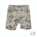 Bermuda Fantasia a Fiori Bambino Beige Sarabanda Q532 - SARABANDA - LuxuryKids