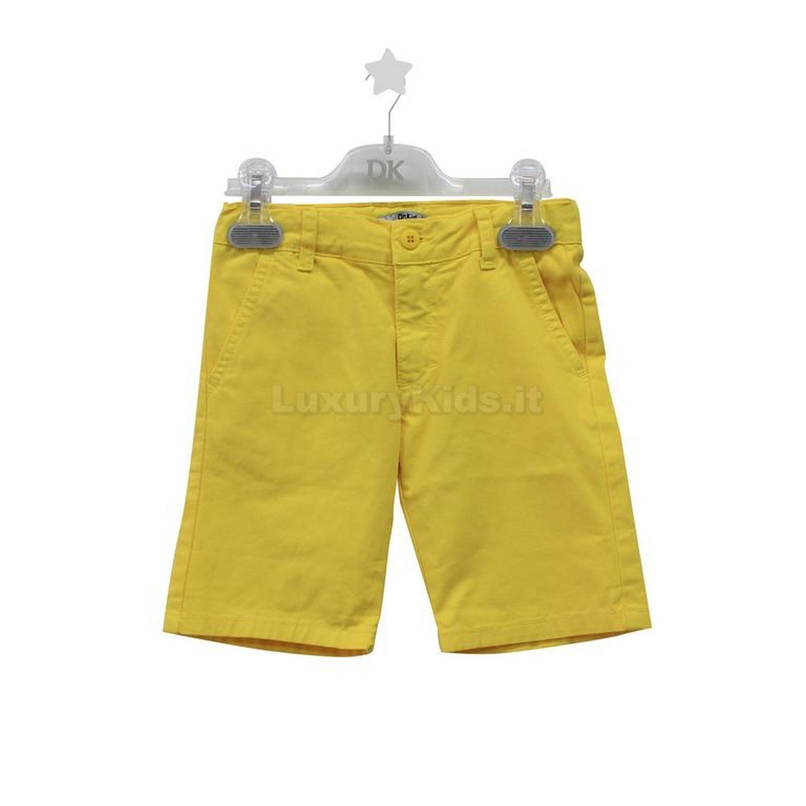 Bermuda In Cotone Giallo  Bambino 614G Dr.kids - DR.KID - LuxuryKids