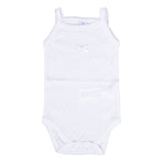 Body In Cotone Spalla Stretta Bianco Neonata SARDON LA456 - SARDON - LuxuryKids