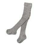 Calza in caldo cotone a coste elegante per  Neonati Grigio STORY LORIS 13311G-00 - STORY LORIS - LuxuryKids