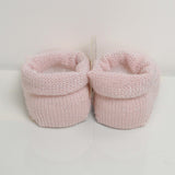 Calzini scarpetta in lana Made in italy Neonata Rosa   STORY LORIS 3033R-00 - STORY LORIS - LuxuryKids