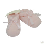 Calzini Scarpetta In Lana Neonata Rosa Story Loris 3277 - STORY LORIS - LuxuryKids