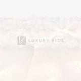 Calzino Elegante Bianco Con Pizzo In Cotone Elasticizzato Neonata Mayoral 9246 - MAYORAL - LuxuryKids