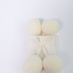 Calzino Lungo In Caldo Cotone Costine Con Pompon Neonati CARLOMAGNO 2341 - CARLOMAGNO - LuxuryKids