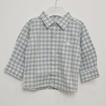 Camicia a Quadretti in Cotone Neonato Ninnaoh I15244 - NINNAOH - LuxuryKids