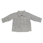 Camicia a Quadretti in Cotone Neonato Ninnaoh I15223 - NINNAOH - LuxuryKids
