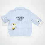 Camicia a Righe Neonato Minibanda E646 - MINIBANDA - LuxuryKids