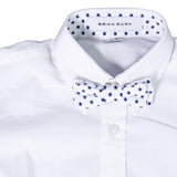 Camicia a Tinta Unita con Papillon incluso Neonato Brian Rush JVBIANCO - BRIAN RUSH - LuxuryKids