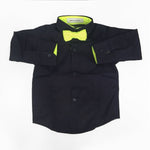 Camicia a Tinta Unita con Papillon incluso Neonato Brian Rush WCAMP - BRIAN RUSH - LuxuryKids