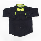 Camicia a Tinta Unita con Papillon incluso Neonato Brian Rush WCAMP - BRIAN RUSH - LuxuryKids