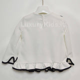 Camicia con rouches Elegante chic Moda Neonata  LOREDANA 7102 - LOLO' - LuxuryKids