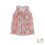 Camicia con Stampa Bambina Rosso Sarabanda M411 - SARABANDA - LuxuryKids