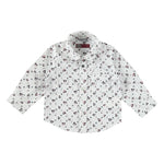 Camicia con stampa trattori  Neonato Sarabanda R115 - SARABANDA - LuxuryKids