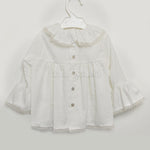 Camicia elegante chic Bianco latte Bambina  TARTALETA A3910 - TARTALETA - LuxuryKids