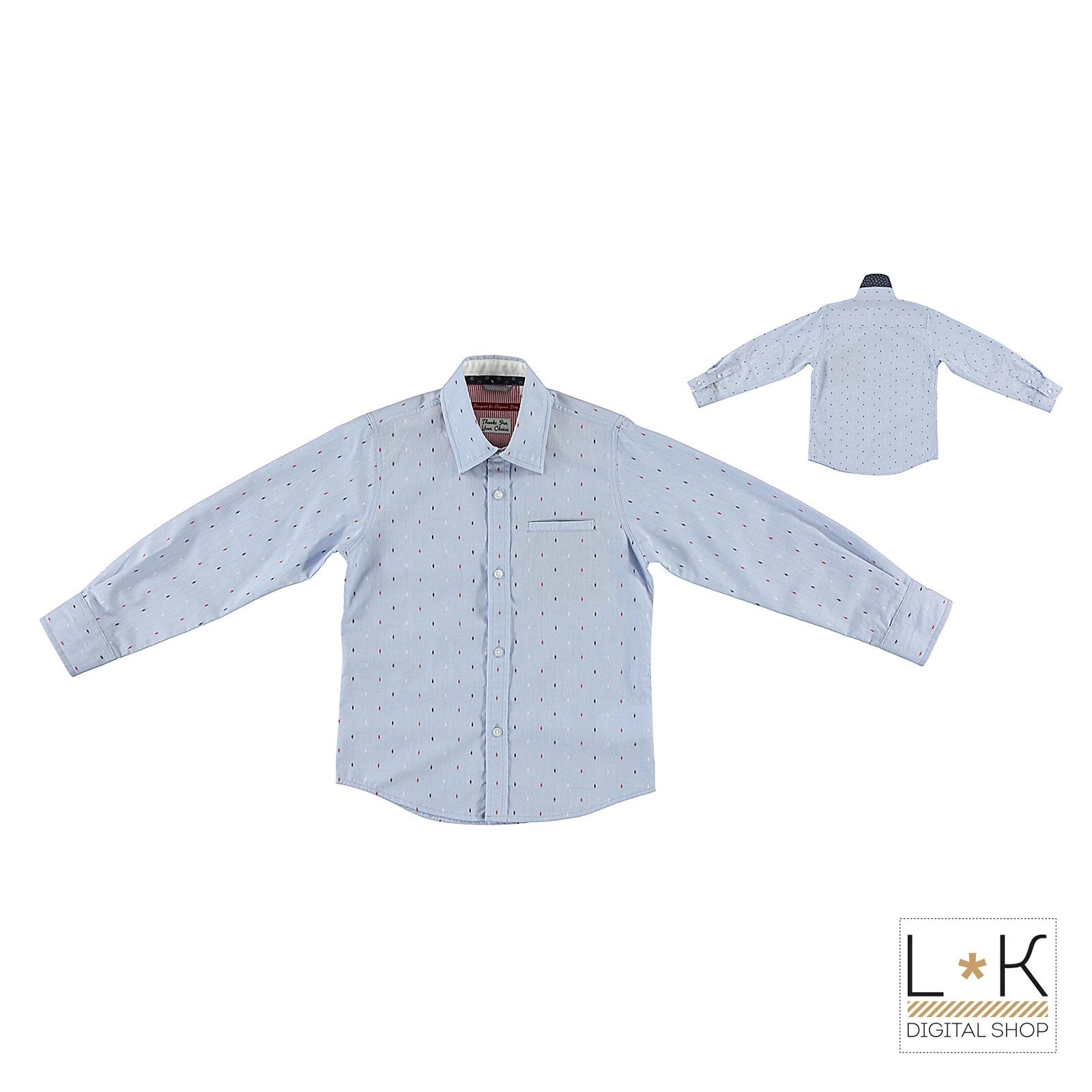 Camicia Fantasia con Pochette Bambino Sarabanda M312 - SARABANDA - LuxuryKids