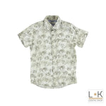 Camicia in Cotone con stampa Beige Bambino Sarabanda S621 - SARABANDA - LuxuryKids
