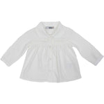 Camicia Svasata Cotone Panna Bambina Dr. Kids 337 - DR.KID - LuxuryKids