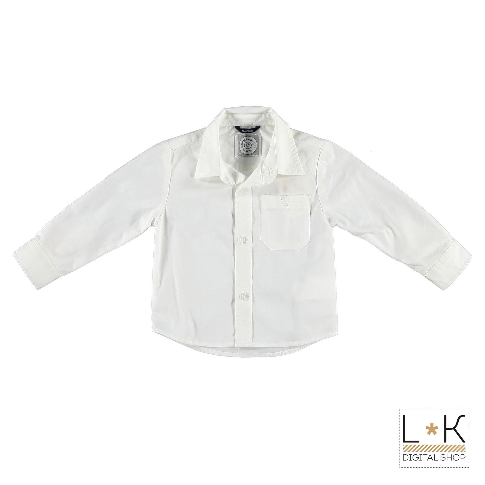 Camicia Tinta Unita Bambino Sarbanda G110 - SARABANDA - LuxuryKids