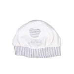 Cappellino in Ciniglia Neonato Panna NINNAOH I15274 - NINNAOH - LuxuryKids