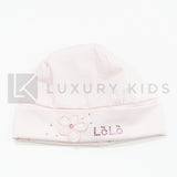 Cappellino In Cotone Con Fiore E Strass LOLO' 6507 - LOLO' - LuxuryKids