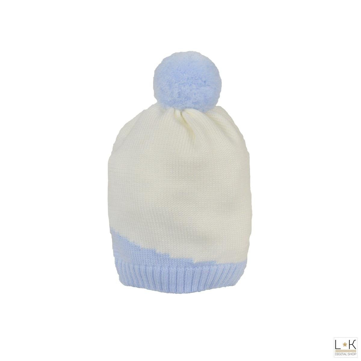 Cappellino in Pura Lana Corredino Nascita Neonato PRIMODì BEBè 201.9 - PRIMODI' BEBE' - LuxuryKids
