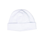 Cappellino Nascita In Cotone In Tinta Unita Bianco Neonato-a TENERI BEBE' R350 - TENERI BEBE' - LuxuryKids