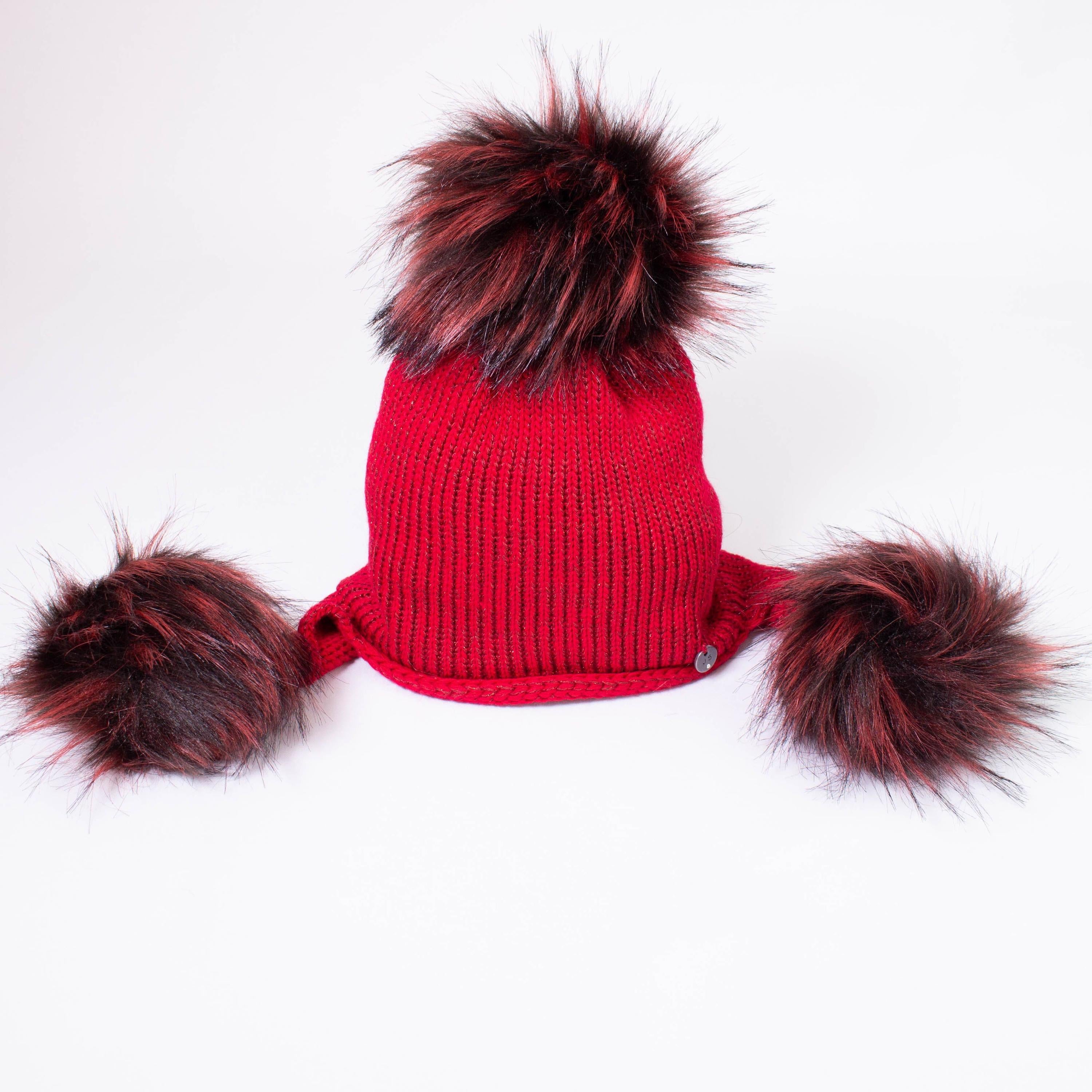 Cappello Caldo Cotone Con Pom Pon Bambino JAMIKS JZD325 - JAMIKS - LuxuryKids