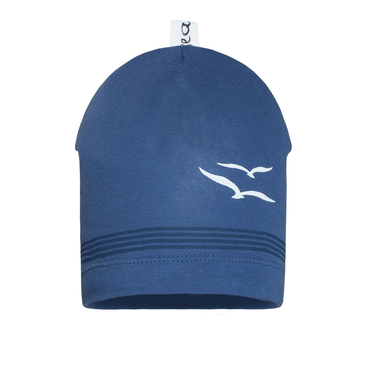 Cappello In Cotone Con Stampa Blu Neonato BARBARAS TB69 - BARBARAS - LuxuryKids