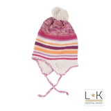 Cappello In Misto Lana Con Copriorecchie Neonata Sarabanda F032 - SARABANDA - LuxuryKids