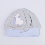 Cappello Neonato In Caldo Cotone Grigio Neonato NINNAOH I16204C - NINNAOH - LuxuryKids