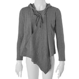 Cardigan Aperto con Cappuccio In Caldo Cotone Grigio Bambina Take Two MO2616 - TAKE TWO - LuxuryKids
