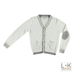 Cardigan Bianco Bambino Sarabanda G313 - SARABANDA - LuxuryKids
