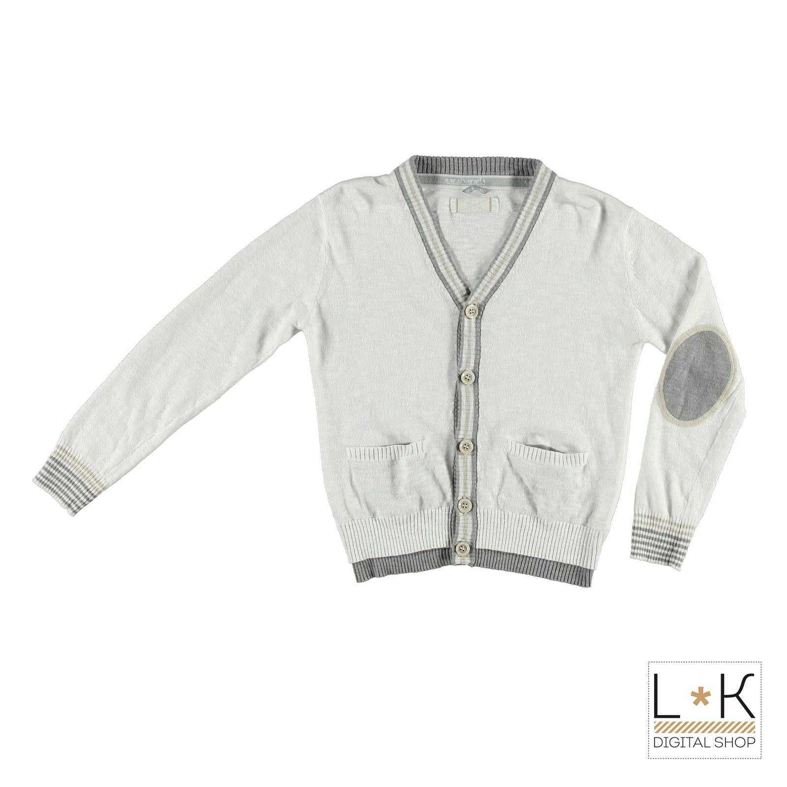 Cardigan Bianco Bambino Sarabanda G313 - SARABANDA - LuxuryKids